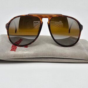 Carrera 5572 11 Tortoise Frame Silver Mirror Gradient Lens Aviator Sunglasses